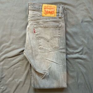 Classic Levi's 501 Gray Jeans